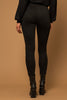 Black Elastic Lurex Pants - Final Sale