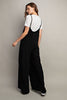 Black Sleeveless V-Neck Jumpsuit - Final Sale