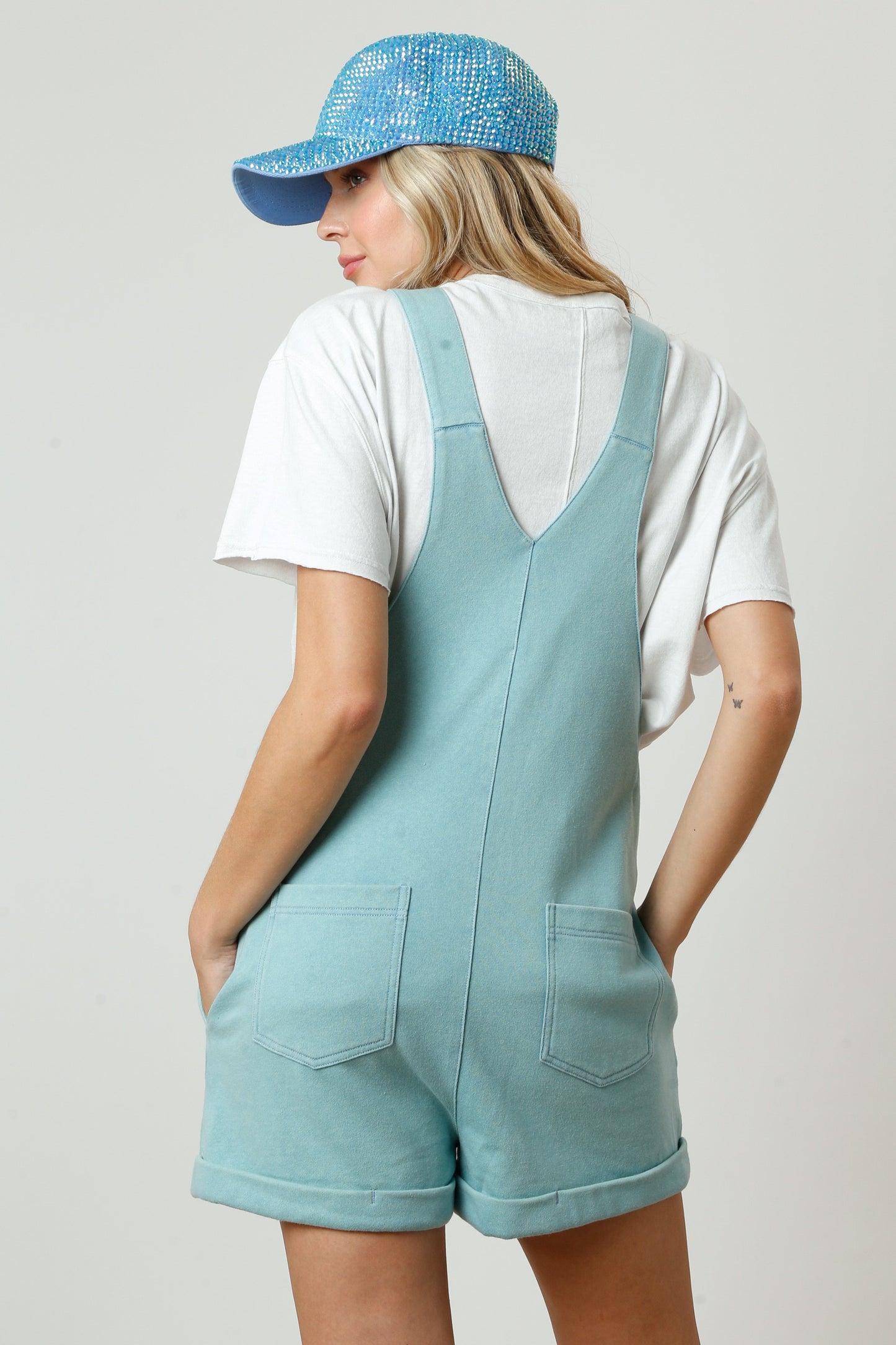 Mineral Washed French Terry Romper | FANTASTIC FAWN *30A JANUARY PREORDER