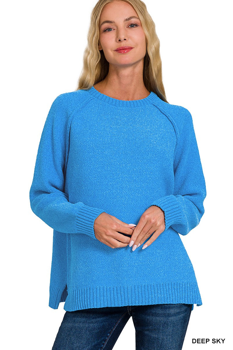 Raglan Chenille Sweater - Final Sale
