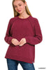 Wrapped up in Softness Chenille Raglan Sweater