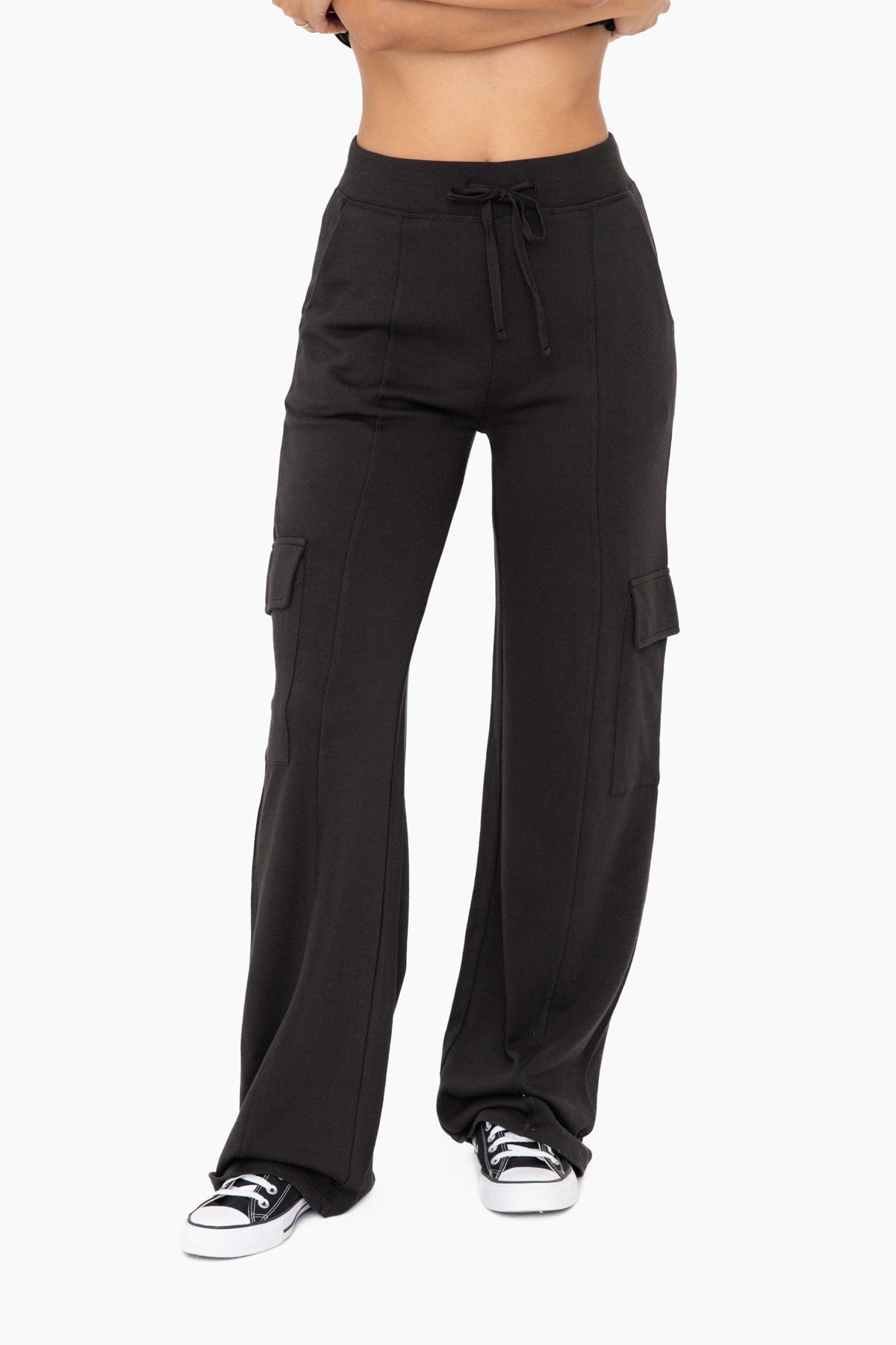 GREEN - Organic Cotton Blend Cargo Trousers | Mono B