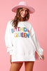 Birthday Queen Oversized Sweatshirt