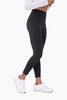 Essential Solid High-Waist Capri Leggings | MONO B