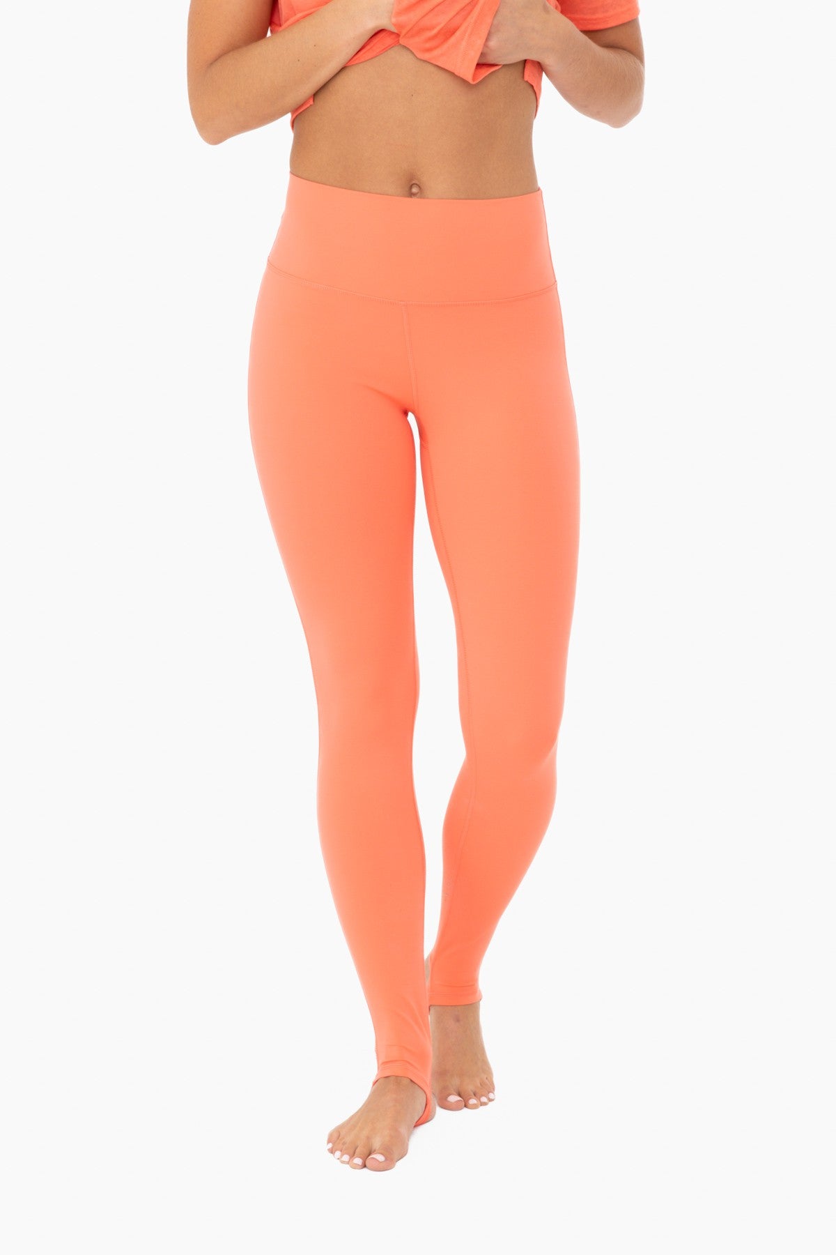 BRONZE - Manhattan Stirrup High-Waist Leggings | MONO B