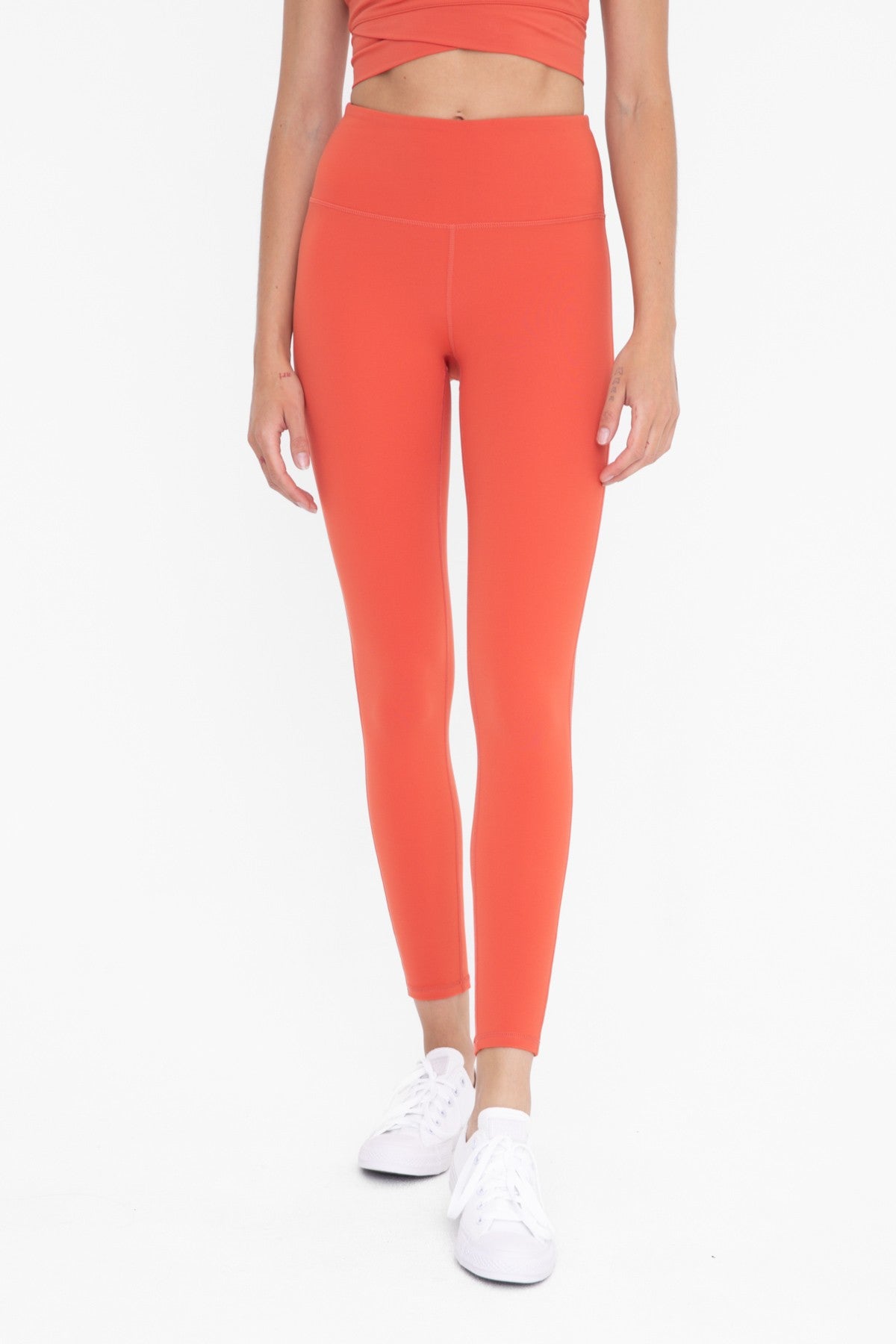 MONO B's GREEN Essential Solid Leggings - Final Sale