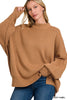 The Monica Side Slit Oversized Sweater (17 COLORS) | ZENANA *LA LIVE PREORDER