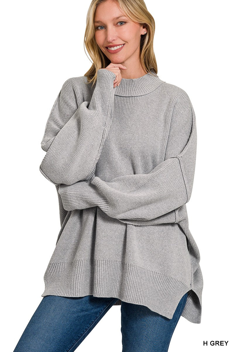 The Monica Side Slit Sweater