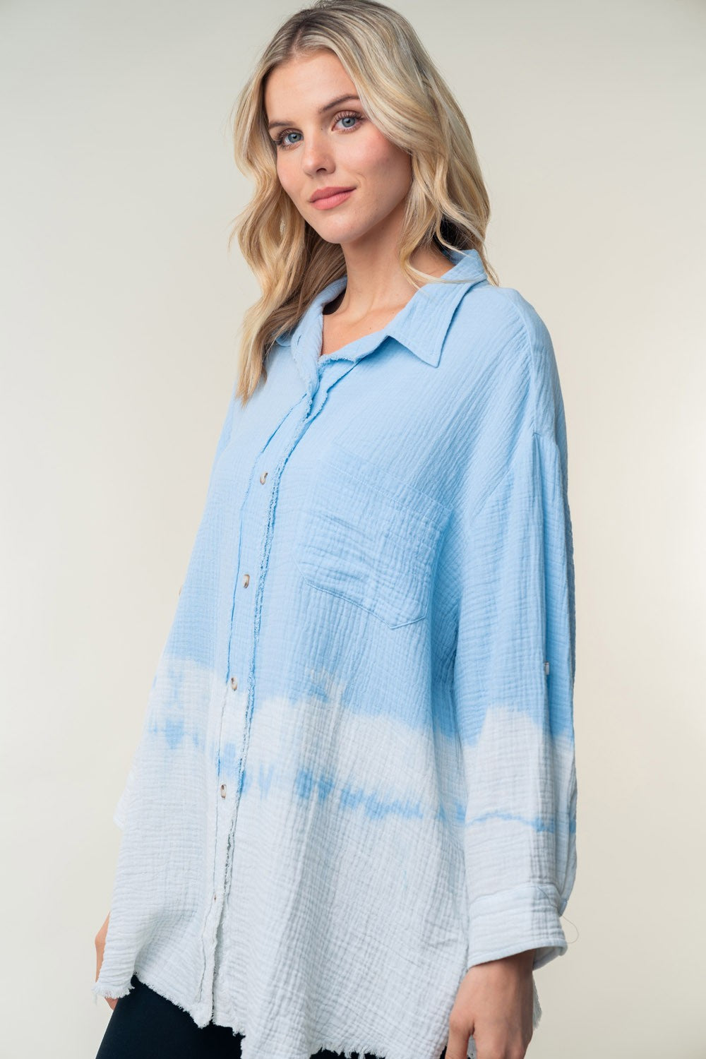 A Drop In The Ocean Long Sleeve Tie Dye Knit Top - Final Sale