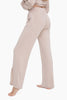 MONO B Wide Leg Pants with Bottom Slits