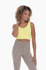 Mono B Ribbed Seamless Cropped Tank Top - Part 2 - Final Sale