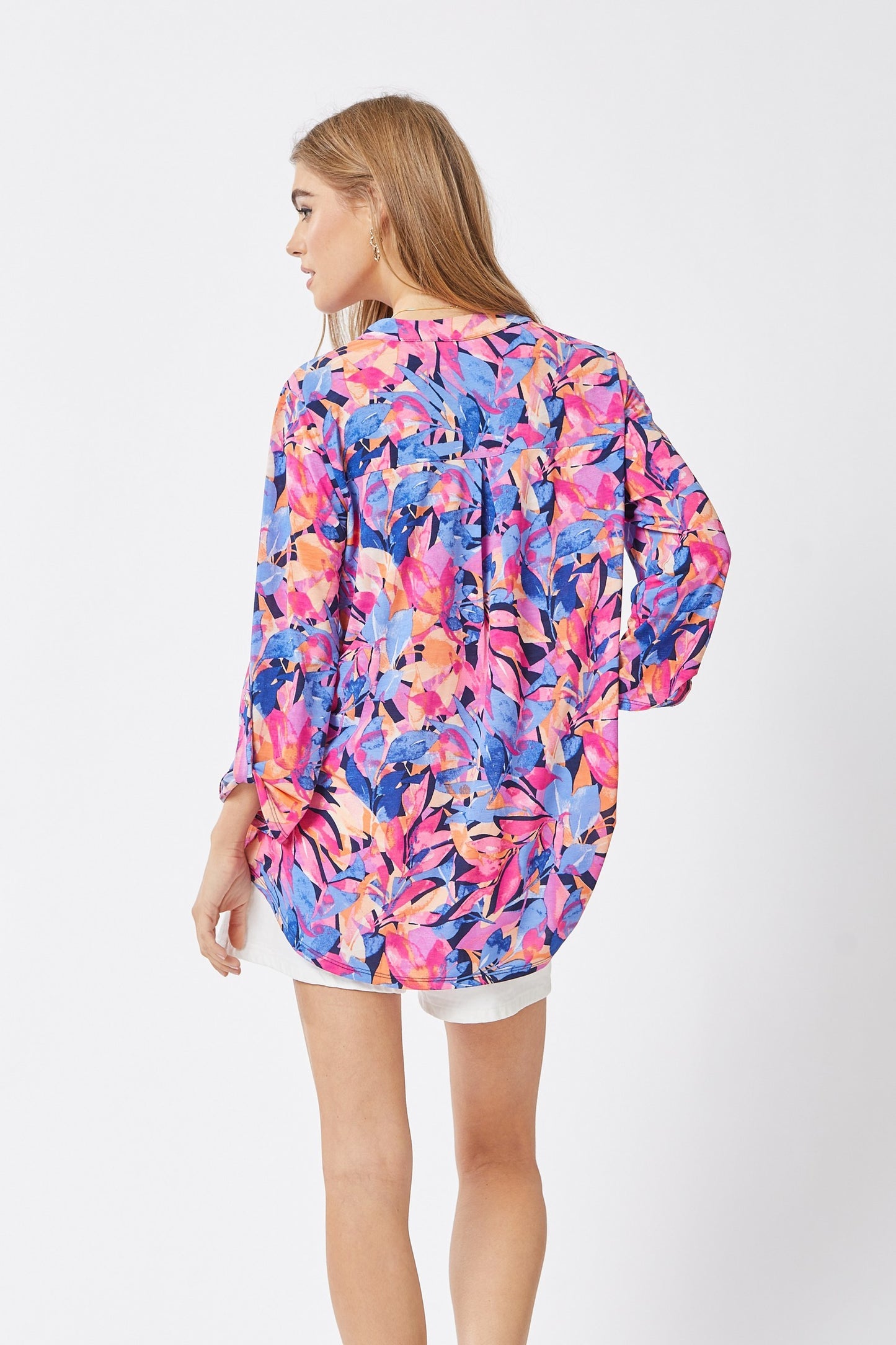 The Lizzy Spring Fling Floral Blouse Top - Final Sale