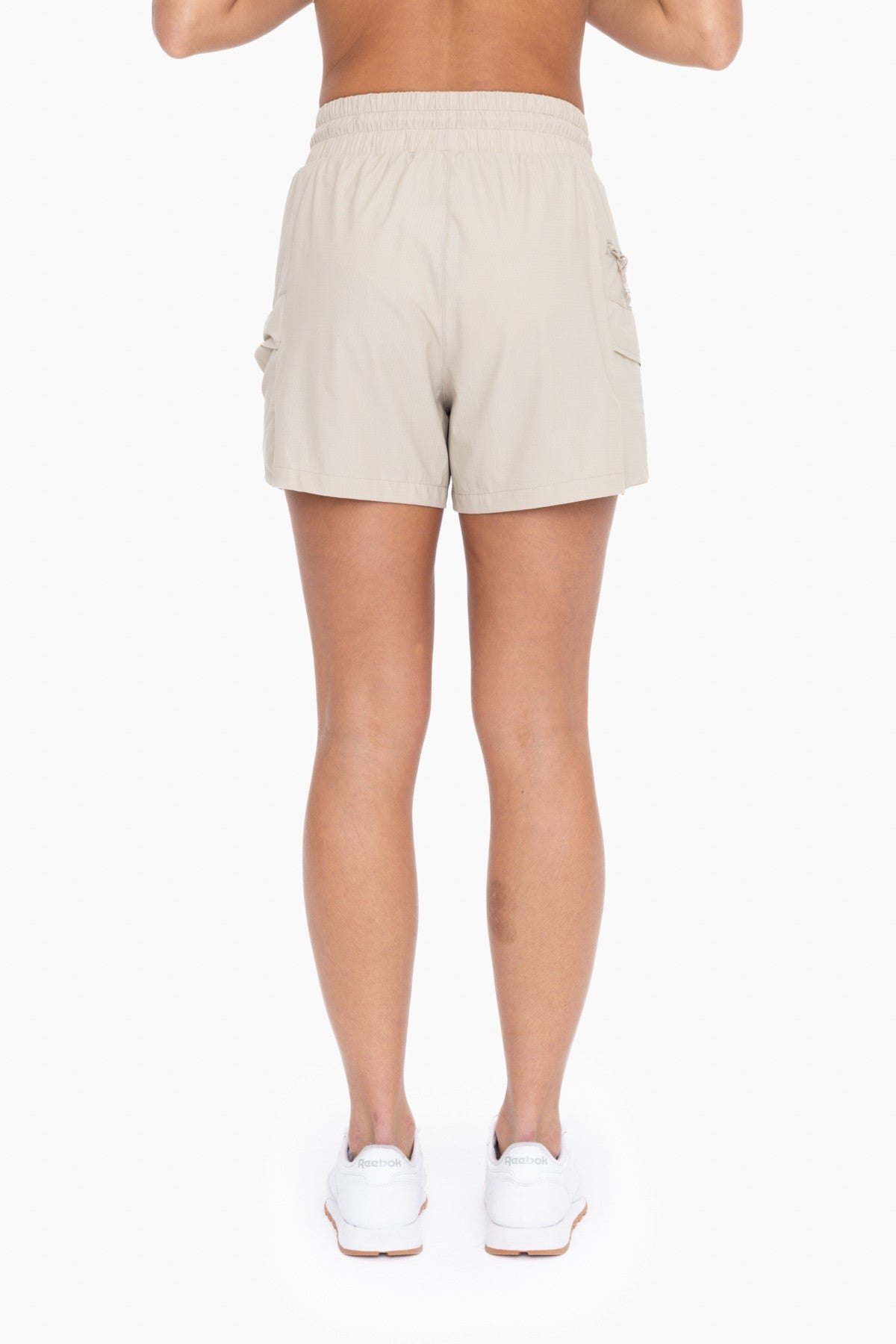 Mono B Nylon Blend Active Cargo Shorts - Final Sale