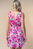 Pink Sleeveless Floral Knit Dress - Final Sale