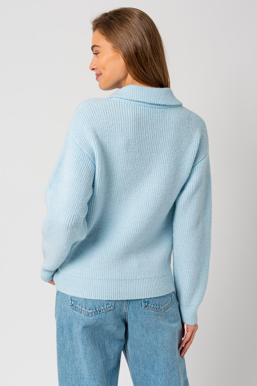 Feel the Ocean Breeze Zip Up Sweater