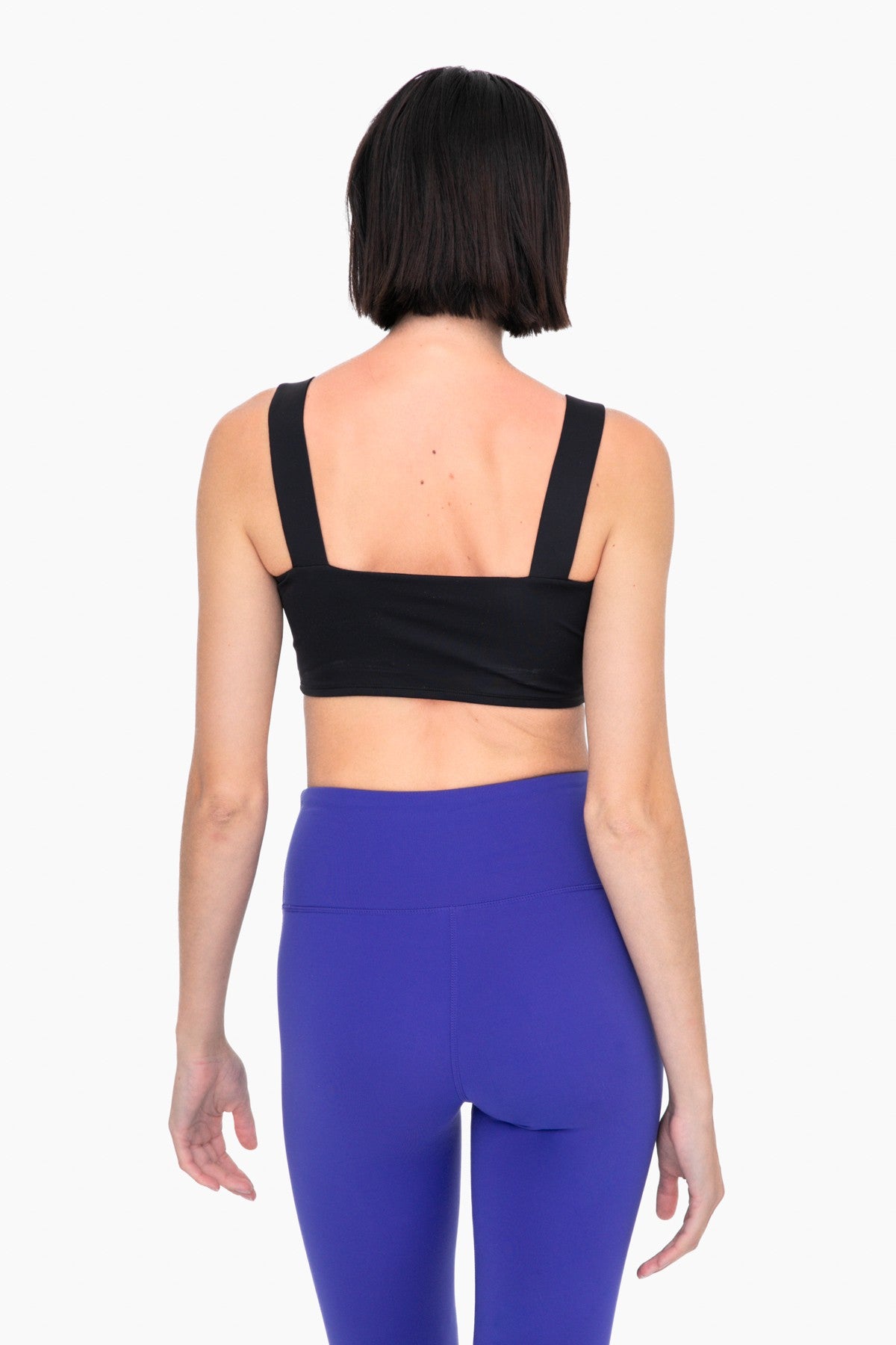 Solid Square Neck Sports Bra | Mono B - Final Sale