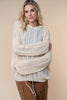 Miramar Beach Long Sleeve Cable Knit Sweater - Final Sale