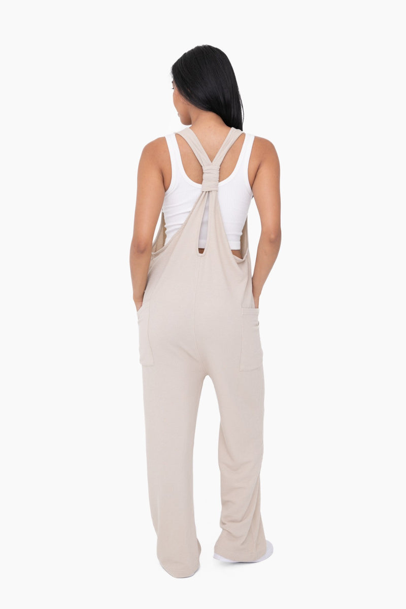 MONO B. Mineral-Washed Lounge Jumpsuit