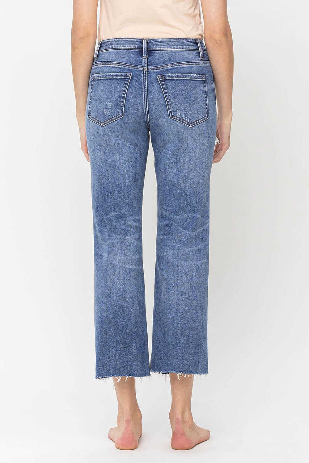 The Adele High Rise Straight Denim Jeans | Flying Monkey by Vervet