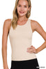 Premium Rayon Double Layered Round Neck Tank Top - Final Sale