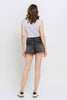 Lovervet | Aria High Rise Raw Hem Denim Shorts