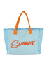 "Summer" Fringe Tote Bag