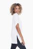 MONO B Dolman Sleeve Oversized Tunic Tee