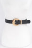 Faux Leather Metal Buckle Belt (3 COLORS) *LA LIVE PREORDER