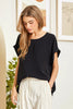 Perfectly Easy Basic Short Sleeve Top - Final Sale