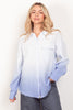 Fade Into You Oversized Cotton Gauze Ombre Top - Final Sale