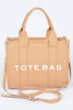 Faux Leather Small Tote Bag (4 COLORS) *LA LIVE PREORDER