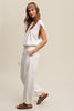 Athleisure French Terry Loose Jogger Jumpsuit | LISTICLE