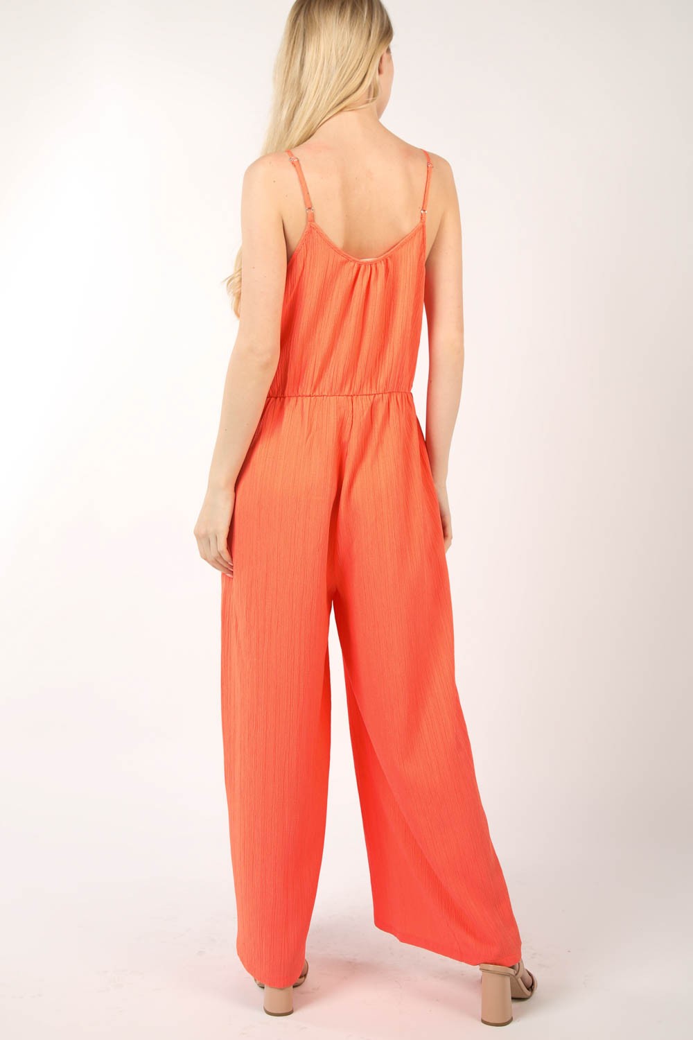 Feeling Real Fancy Wide Leg Sleeveless Jumpsuit - Final Sale