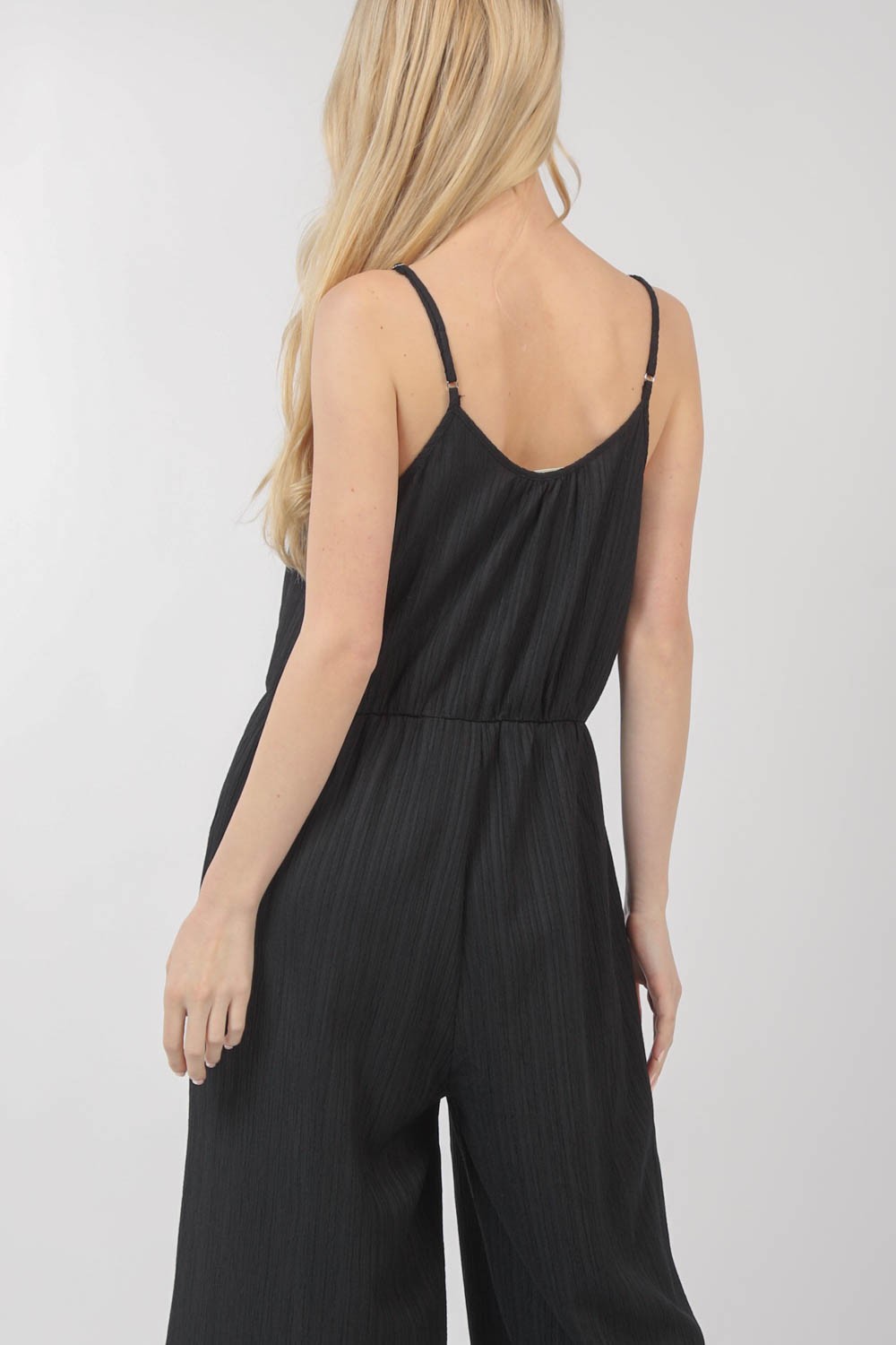 Feeling Real Fancy Wide Leg Sleeveless Jumpsuit - Final Sale