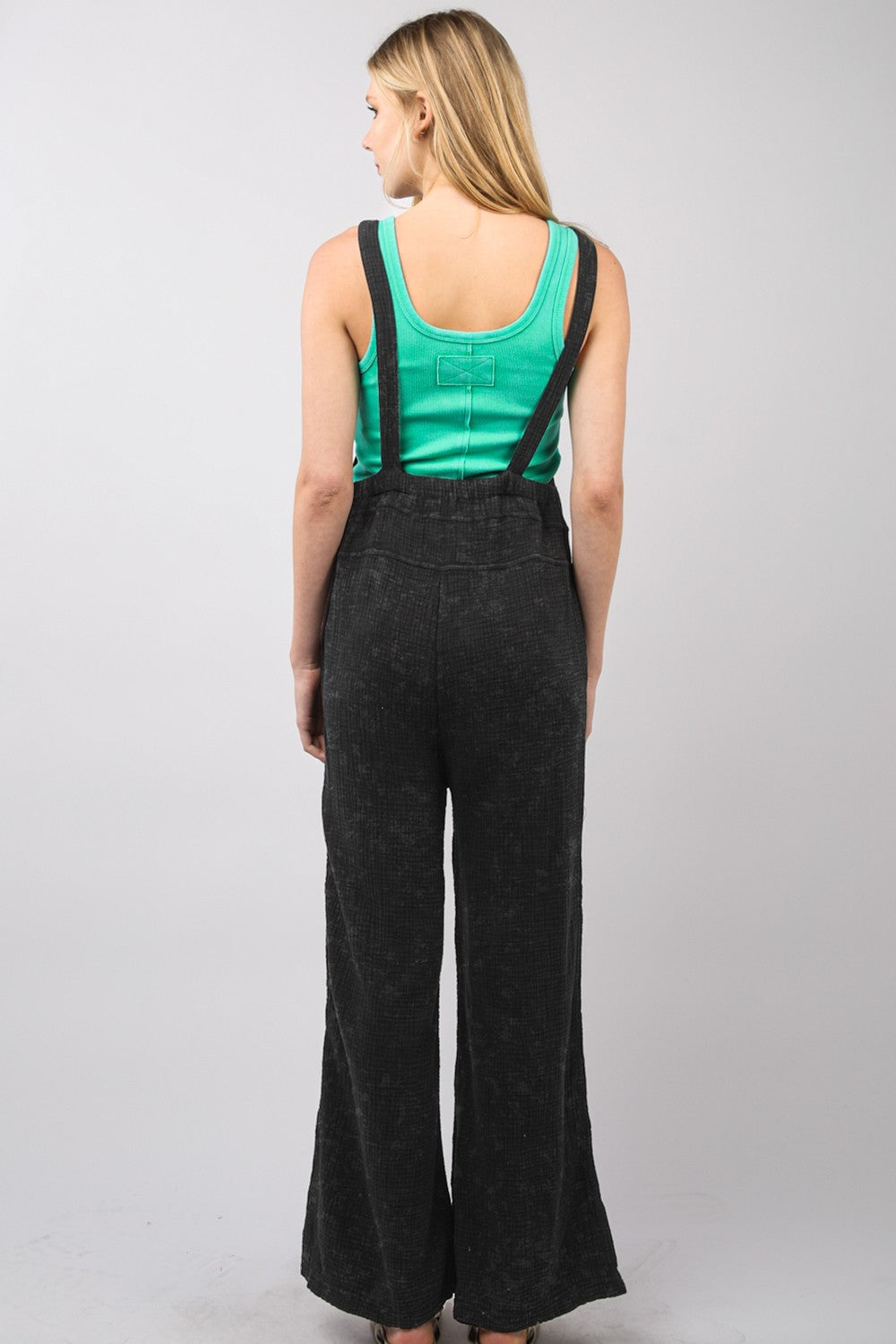 Worry Less Washed Gauze Casual Jumpsuit - Final Sale