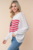 Cozy in the USA Knit Pullover Sweater - Final Sale