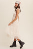Smocked Ruffle Tiered Mesh Midi Maxi Dress | LISTICLE *LA LIVE PREORDER