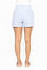 Blue Striped Cotton Blend Shorts | Mono B - Final Sale