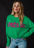 Green Apres Ski Sweater