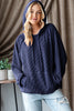 Urban Puff Sleeve Hoodie Top w/ Pocket