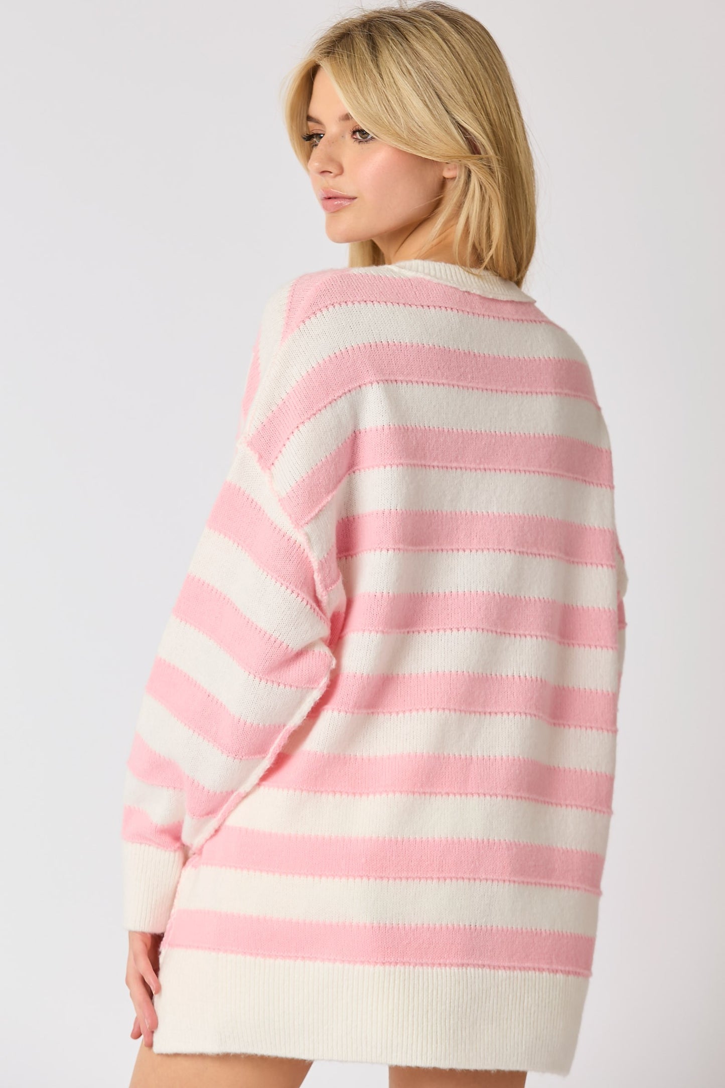 Stripe Loose Fit Oversized Sweater *PREORDER ITEM*