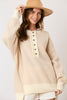 Point Knitting Loose Fit Oversized Sweater