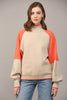 Texture Knit Color Block Sweater *PREORDER ITEM*