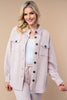 Criss Cross Beige Soft Shacket