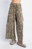 Ethnic Printed Mineral Cargo Pants