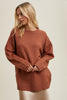 Rust Brushed Soft Sweater Top - Final Sale