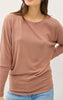 Basic Batwing Long Sleeve Top