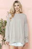 Sara's Steals & Deals: Wave Rib Oversized Sweatshirt With Side Slit (11 COLORS)