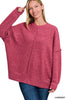 Brushed Melange Hacci Oversized Sweater Top**DEAL - COUPON EXCLUDED