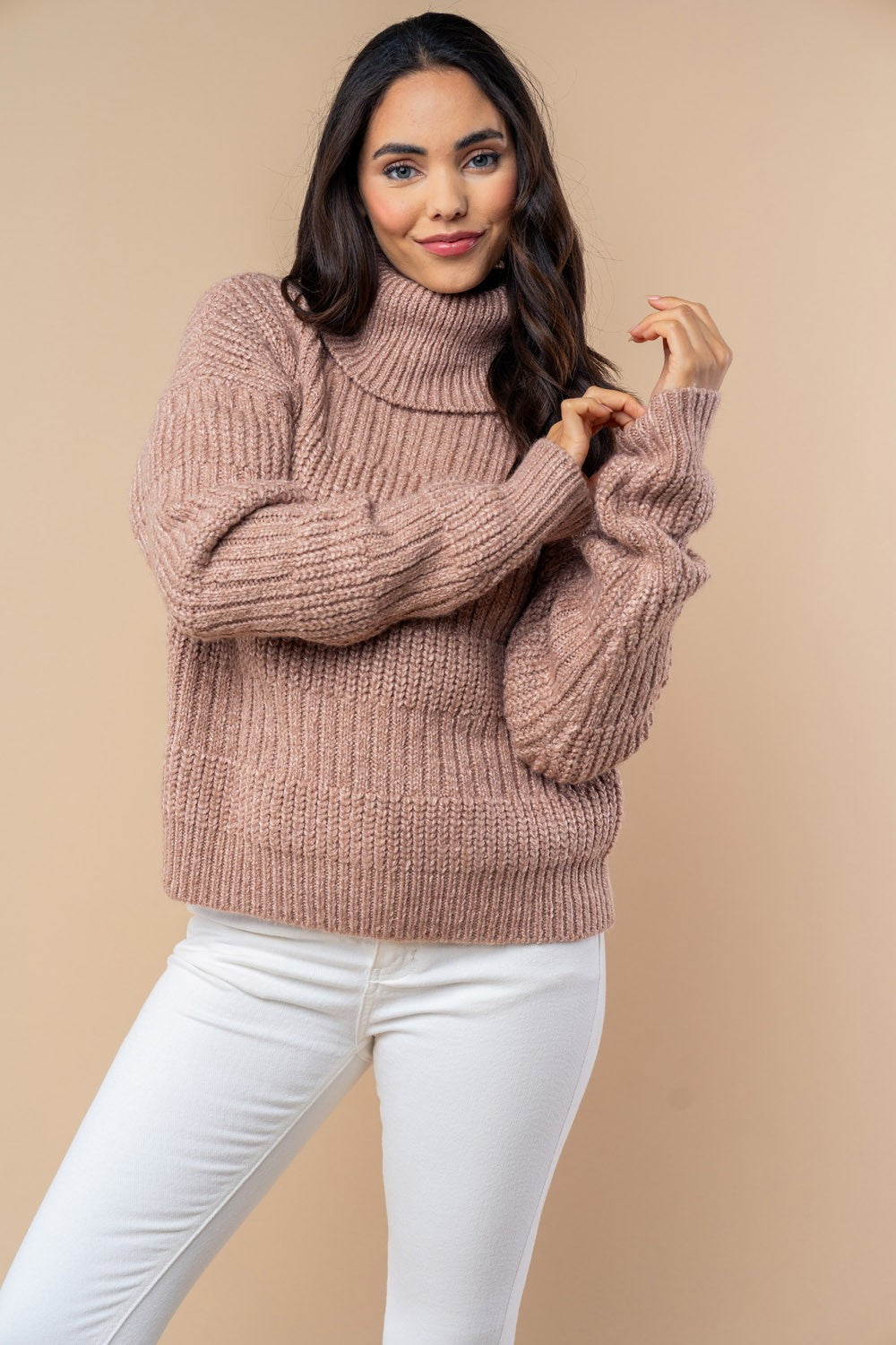 Mauve Chunky Sweater